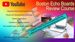 Boston Echo Boards Review Course [upl. by Hannan]