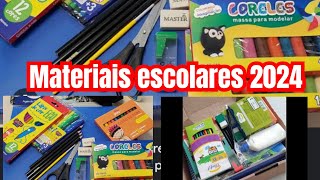 Material escolar 2024 do governo de São Paulo 🙏💕 foram 4 kits do Mini grupo até o 5 ano 🙌�2 [upl. by Dobbins]