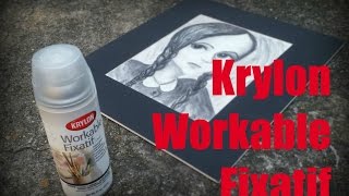 Workable Fixatif by Krylon [upl. by Aneelad]