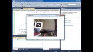 Tutorial Microsoft Kinect SDK RGB Viewer with AForge GRATF Glyph Tracking [upl. by Nerrot]