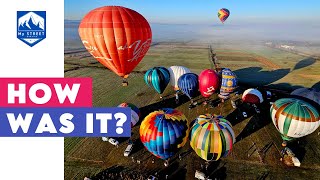 First time in a hot air balloon at a Balloon Festival How was it Maramures Balloon Fiesta [upl. by Bolanger175]