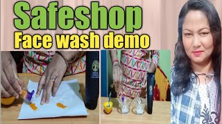 Safeshop face wash demo in hindi  best face wash  Safeshop new product  Najira Sahin 6297573258 [upl. by Hluchy]