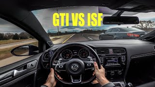 Rematch ISF VS BIG TURBO GTI MK7 [upl. by Nitsirhc]