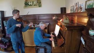 Roslin Castle Michael Muir fiddle and David Muir piano [upl. by Yblehs634]