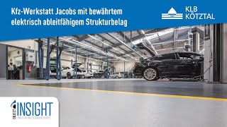 KfzWerkstatt Jacobs mit bewährter ableitfähiger EpoxidharzSICBeschichtung  KLB Kötztal [upl. by Naggem]