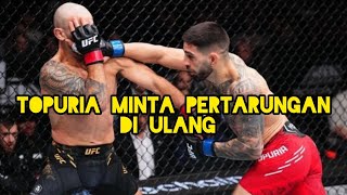 AND NEW❗ILIA TOPURIA meminta REMATCH dgn VOLKANOVSKI ‼️ [upl. by Sharline522]