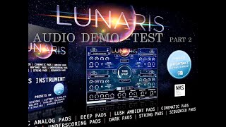 LUNARIS AUDIO DEMO TEST PART 2 [upl. by Audie]