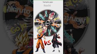 Goku vs Itachi  who will strongest 💪🔥anime shorts viralvideo ytshorts [upl. by Kokoruda]