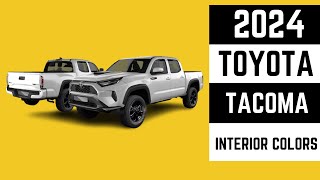 2024 Toyota Tacoma Interior Colors [upl. by Pleione]