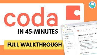 Coda in 45 minutes with timestamps [upl. by Kampmann]