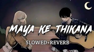 MAYA KE THIKANA ll cg lofi song maya ke thikhana ll slowedreverb [upl. by Swithbart]