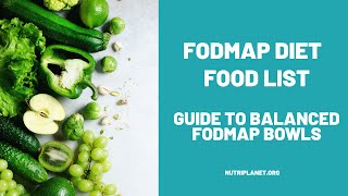 Low FODMAP Diet Explained  FODMAP Food List  Important Considerations [upl. by Reddy]