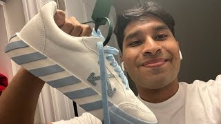 Off White Sneakers 2022 unboxing white and baby blue [upl. by Lletniuq]