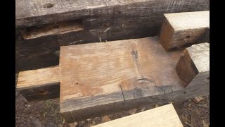 Marking out an edge halved bridled scarf joint [upl. by Diella205]