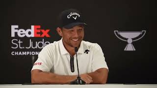 Xander Schauffele Tuesday Press Conference 2024 Fedex St Jude Championship [upl. by Sidnak]