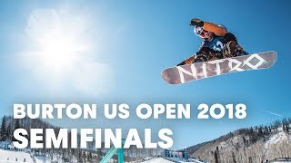 REPLAY  Snowboarding Slopestyle Semifinals at Burton US Open 2018  Mens Semifinals [upl. by Zelma]