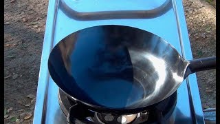 Burning and Seasoning your Wok StepbyStep Tutorial [upl. by Weatherby243]