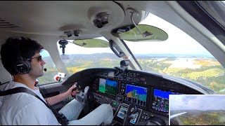 Flying A Private Jet Up the California Coast [upl. by Farnham]