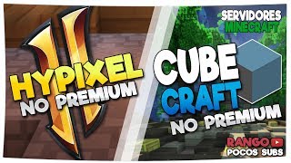 SERVIDOR CUBECRAFT Y HYPIXEL MINECRAFT NO PREMIUM – NA  0 LAG [upl. by Eniortna155]