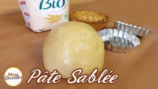 Pâte Sablée  Recette Facile et Rapide [upl. by Atiuqahs]