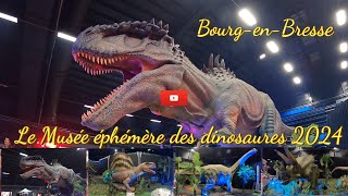 Le Musée éphémère des dinosaures en maquettes robotisées et autonomes Une exposition Insolite [upl. by Atwood]