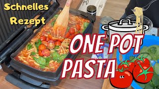 One Pot Pasta im OptiGrill in der Backschale [upl. by Divod630]