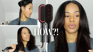 How do we feel about Hair Straightening Brushes  TYMO Ionic Plus Review [upl. by Eemla]