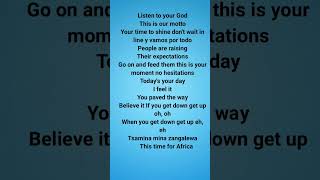 Waka Waka song lyrics  Shakira  FIFA World Cup 2010 [upl. by Nitsua]