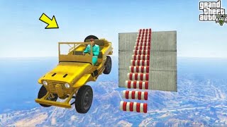 Franklin Try New Thar Roxx Parkour Race Challenge in GTA 5 [upl. by Corny]