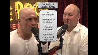 Summary of Joe Rogan with Marc Andreessen  AI technologies  Balance of innovation amp regulation [upl. by Persas]