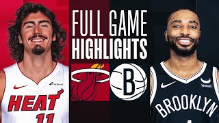 HEAT at NETS  FULL GAME HIGHLIGHTS  November 25 2023 [upl. by Hunley]