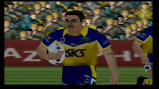 Parramatta Eels vs CronullaSutherland Sharks FULL MATCH  Rugby League AI Simulation PS2 [upl. by Freya]