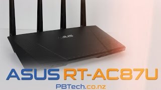 ASUS RT AC87U  PB Tech Expert Review RTAC87U [upl. by Annagroeg79]