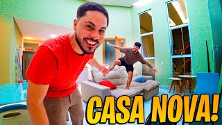 FUI CONHECER A CASA NOVA DO MEU AMIGO🏠 CASONA DE RICO😍 [upl. by Noda]