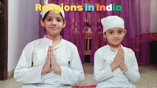 Discovering Indian Faiths Kids Explain Religion in India  भारतीय धर्मों का खोज  Kids Edition [upl. by Avra]