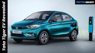 2022 Tata Tigor EV Revealed  Heres All You Need To Know  MotorBeam [upl. by Sanburn]