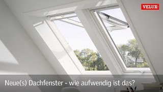 Neues Dachfenster  wie aufwendig ist das [upl. by Luci]