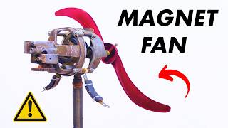 Run Forever Free Energy Magnet Fan with 100 Perpetual Motion Self Run DIY [upl. by Atirrehs805]