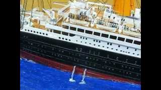 model Titanic sinking [upl. by Madson]