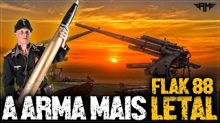 FLAK 88 A ARMA ALEMÃ MAIS LETAL DA SEGUNDA GUERRA MUNDIAL [upl. by Anailuj398]