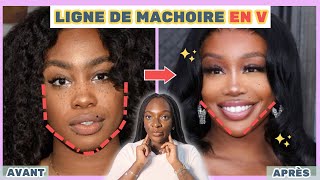 Comment affiner son visage en 14 jours  Exercices Efficaces Pour Le Visage Ligne De La Mâchoire V [upl. by Nennerb528]