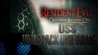 DLC USS Wolfpack Uniforms Resident EvilOperation Raccoon City PTBR HD [upl. by Urbanna]