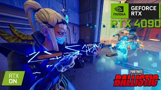 Fortnite Ballistic First Person Mode Gameplay  RTX 4090  RTX ON  DLSS ON  Max Graphics [upl. by Brandi527]