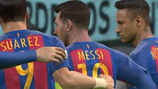 Messi Hatric Ca Cyan 14 Barcelona HIighlights  UEFA Europe League [upl. by Ahsap]