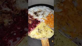 Creativity of carrot beetroot egg dosai 🤤😋👌👌shortvideo shortsfeed shorts creativity [upl. by Nanci]