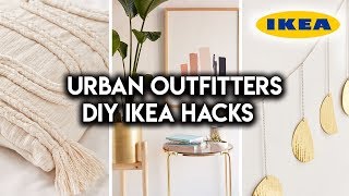 DIY IKEA HACKS  URBAN OUTFITTERS INSPIRED HOME DECOR [upl. by Bigelow]