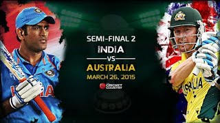 Cricket World Cup 2015  India vs Australia SemiFinal 2 [upl. by Binky76]