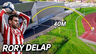 CAN RORY DELAP THROW THE BALL INTO A HOOP FROM 40m AWAY [upl. by Armelda]