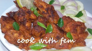 Chicken Fry  Chettinad Style Chicken Fry  Chettinad Chicken Roast Recipe  Cook With Fem [upl. by Earahc753]