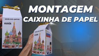 COMO MONTAR CAIXA DE PAPEL ● DIVISÃO EUROASIÁTICA [upl. by Annehcu]